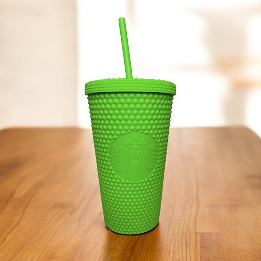 Starbucks Matte Lime Green Soft-Touch Cold Cup